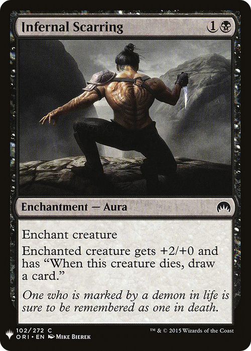 Infernal Scarring (LIST-ORI-102) - The List