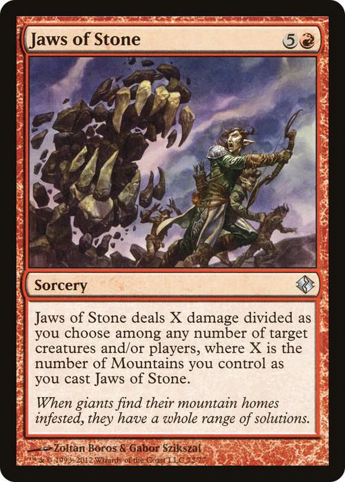 Jaws of Stone (DDI-072) - Duel Decks: Venser vs. Koth