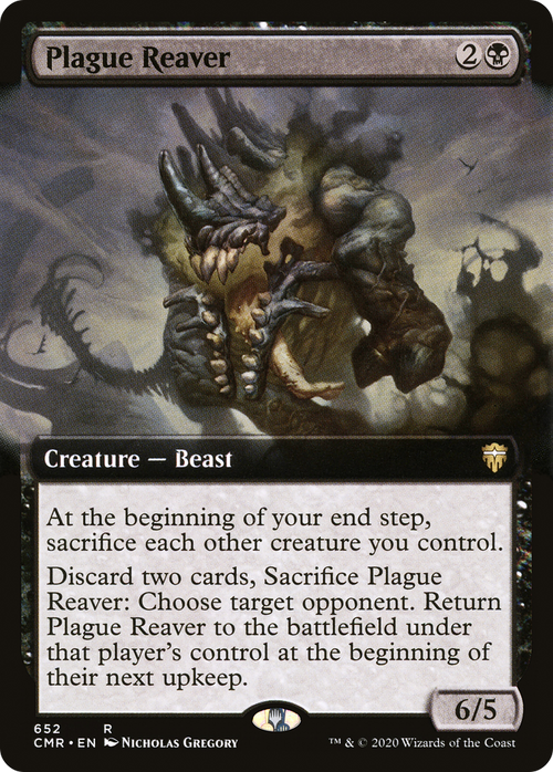 Plague Reaver (Extended Art) (CMR-652) - Commander Legends: (Extended Art)