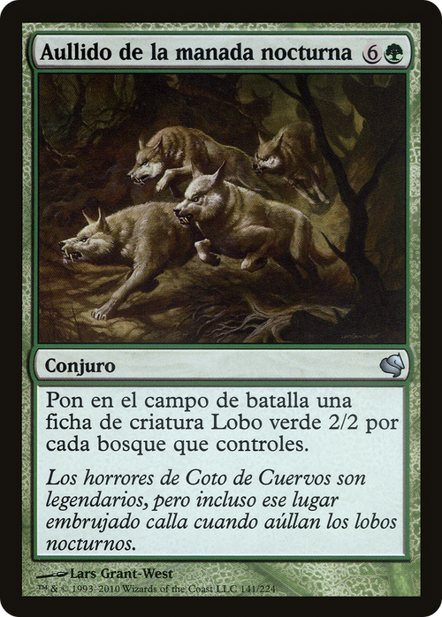Howl of the Night Pack (Spanish) - "Aullido de la manada nocturna" (PS11-141) - Salvat 2011