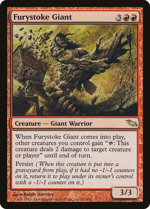 Furystoke Giant (SHM-093) - Shadowmoor