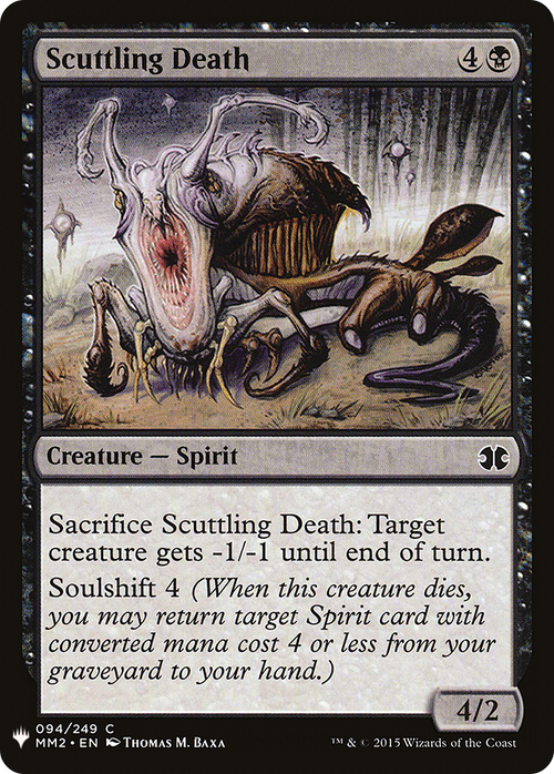 Scuttling Death (LIST-MM2-94) - The List