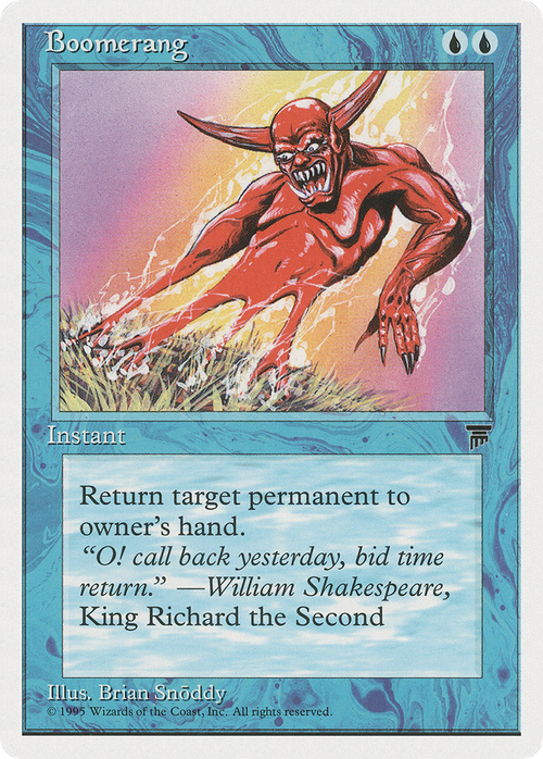 Boomerang (CHR-) - Chronicles