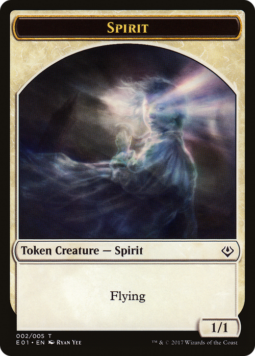 Spirit // Soldier Double-sided Token (AC2-002) - Archenemy: Nicol Bolas Tokens