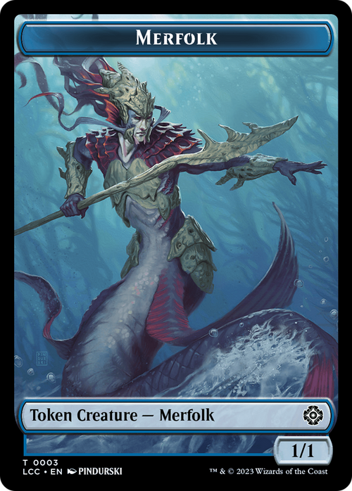 Merfolk (TLCC-003) - The Lost Caverns of Ixalan Commander Tokens Foil