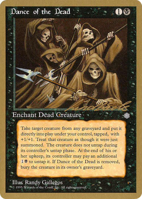 Dance of the Dead - 1996 Leon Lindback (ICE) (WCD-) - Pro Tour Collector Set