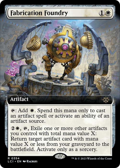 Fabrication Foundry (Extended Art) (LCI-354) - The Lost Caverns of Ixalan: (Extended Art) Foil