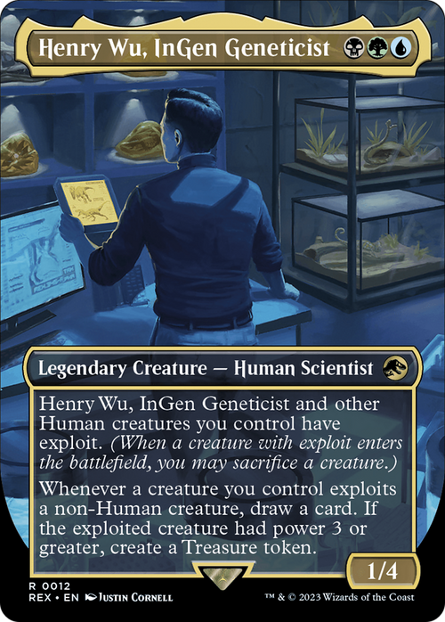 Henry Wu, InGen Geneticist (Borderless) (REX-012) - Jurassic World Collection