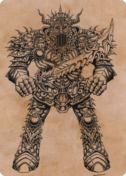 Iron Golem // Iron Golem (AAFR-080) - Adventures in the Forgotten Realms Art Series (Borderless) Foil
