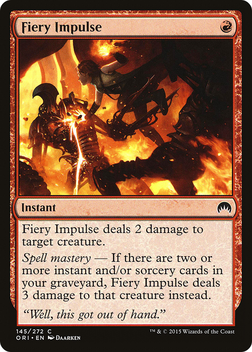 Fiery Impulse (ORI-145) - Magic Origins