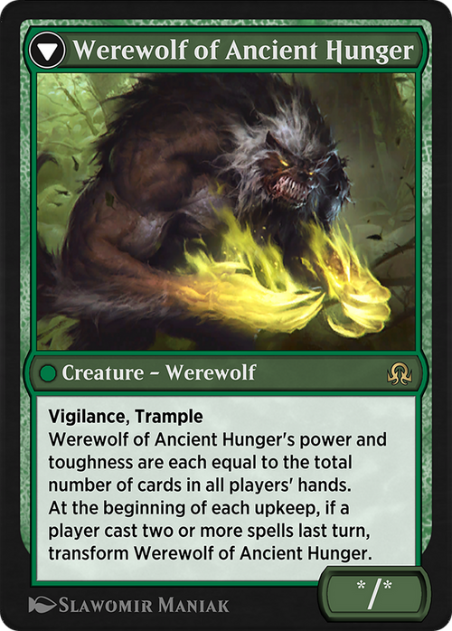 Sage of Ancient Lore // Werewolf of Ancient Hunger (SIR-211) - Shadows over Innistrad Remastered