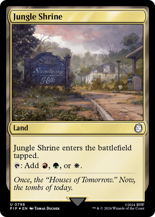 Jungle Shrine (Surge Foil) (PIP-798) - Fallout Foil