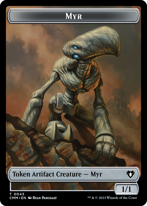 Myr (TCMM-043) - Commander Masters Tokens Foil