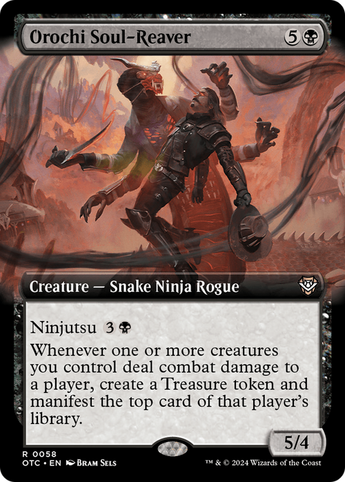Orochi Soul-Reaver (Extended Art) (OTC-058) - Outlaws of Thunder Junction Commander: (Extended Art)