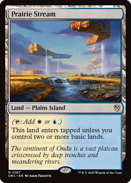 Prairie Stream (DRC-167) - Commander: Aetherdrift