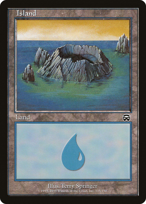 Island (335) (MMQ-335) - Mercadian Masques Foil