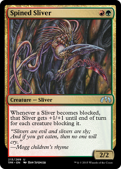 Spined Sliver (TPR-213) - Tempest Remastered Foil
