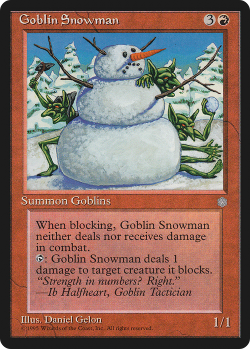 Goblin Snowman (ICE-) - Ice Age