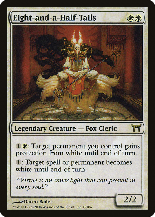 Eight-and-a-Half-Tails (CHK-008) - Champions of Kamigawa Foil