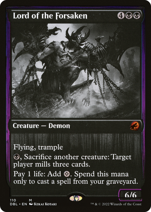 Lord of the Forsaken (DBL-110) - Innistrad: Double Feature Foil