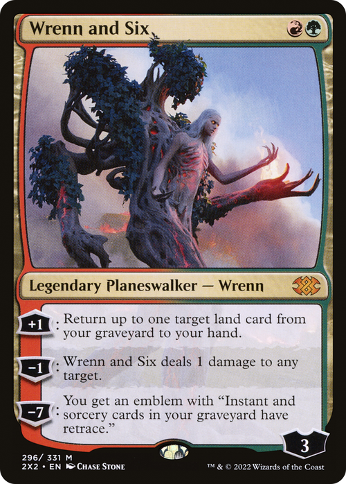 Wrenn and Six (2X2-296) - Double Masters 2022 Foil