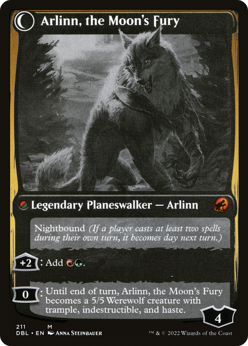 Arlinn, the Pack's Hope (DBL-211) - Innistrad: Double Feature: (Double Faced Transform)