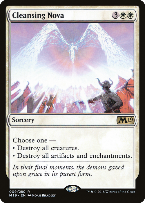 Cleansing Nova (M19-009) - Core Set 2019