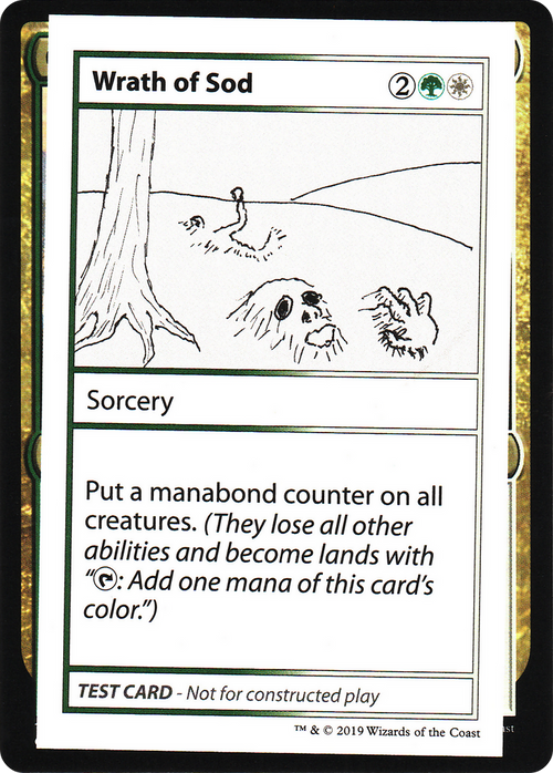 Wrath of Sod (No PW Symbol) (CMB1-103) - Mystery Booster Playtest Cards 2021