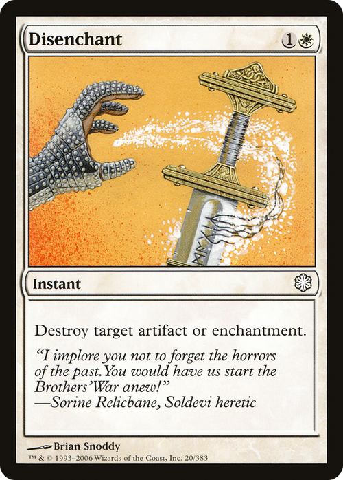 Disenchant (CTD-020) - Coldsnap Theme Decks