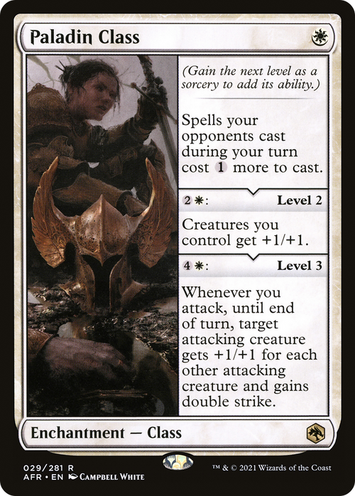 Paladin Class (AFR-029) - Adventures in the Forgotten Realms