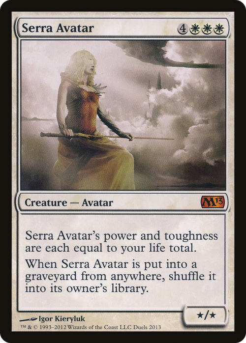 Serra Avatar (MEDIA-002) - Duels of the Planeswalkers 2013 Promos
