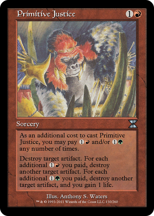 Primitive Justice (ME4-130) - Masters Edition IV