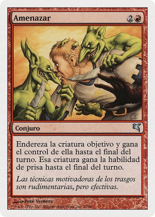 Threaten (Spanish) - "Amenazar" (I27) (PSAL-I27) - Salvat 2005