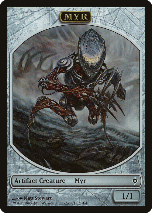 Myr Token (NPH-004) - New Phyrexia Tokens