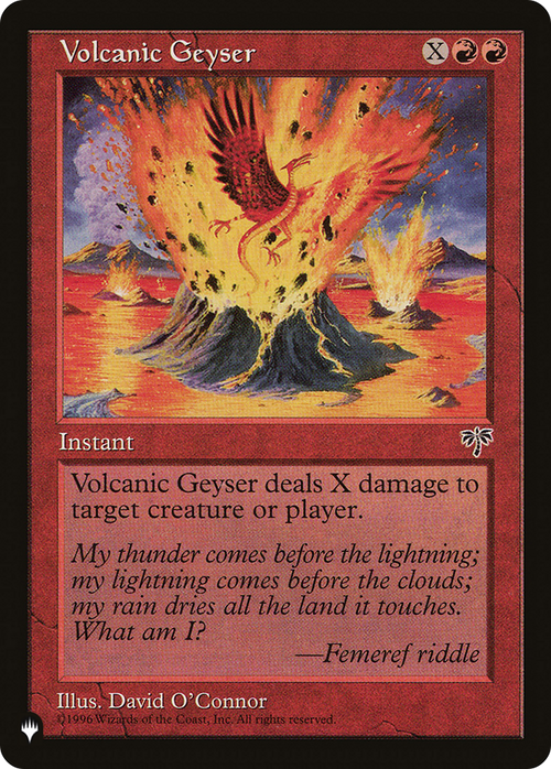 Volcanic Geyser (LIST-MIR-202) - The List