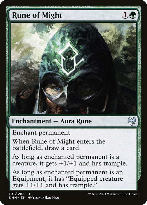 Rune of Might (KHM-191) - Kaldheim Foil