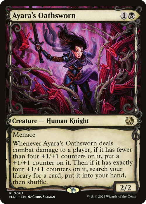 Ayara's Oathsworn (Showcase) (MAT-061) - March of the Machine: The Aftermath: (Showcase)