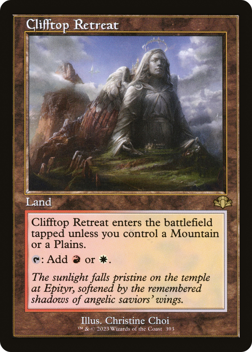 Clifftop Retreat (Retro Frame) (DMR-393) - Dominaria Remastered