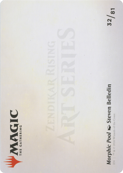 Morphic Pool // Morphic Pool (AZNR-032) - Zendikar Rising Art Series (Borderless) Foil