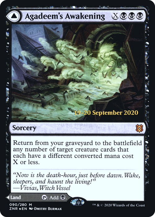 Agadeem's Awakening (PRE-90S) - Zendikar Rising Promos Foil