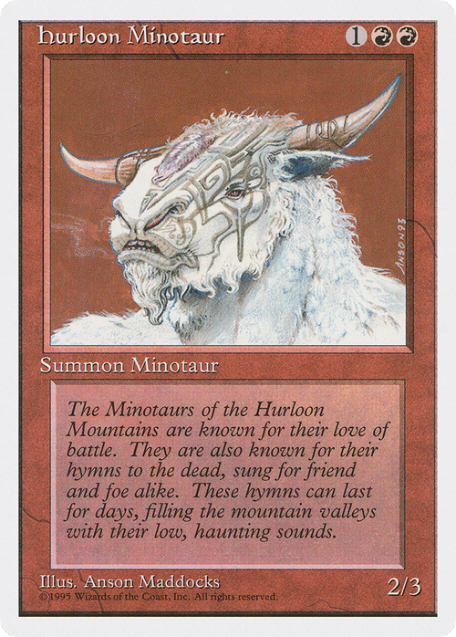 Hurloon Minotaur (4ED-) - Fourth Edition