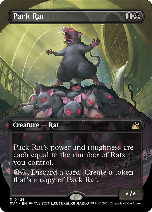 Pack Rat (Anime Borderless) (RVR-426) - Ravnica Remastered