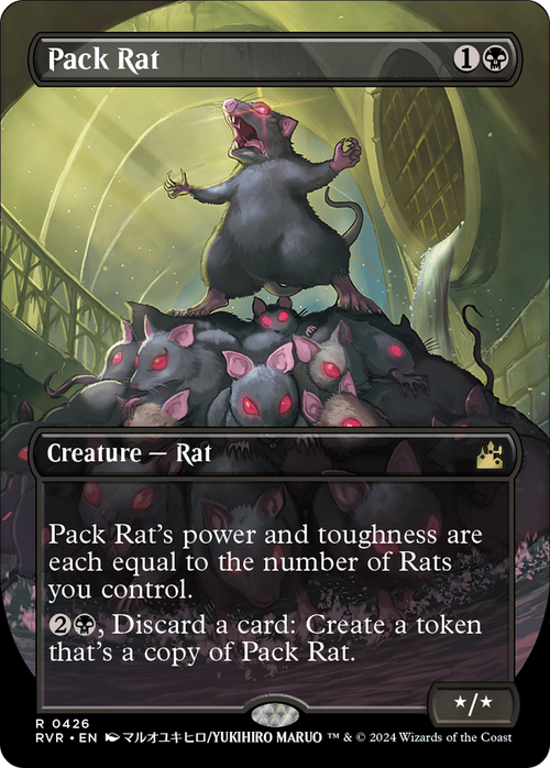 Pack Rat (Anime Borderless) (RVR-426) - Ravnica Remastered