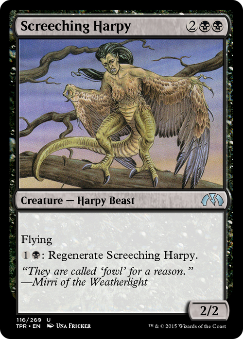 Screeching Harpy (TPR-116) - Tempest Remastered Foil