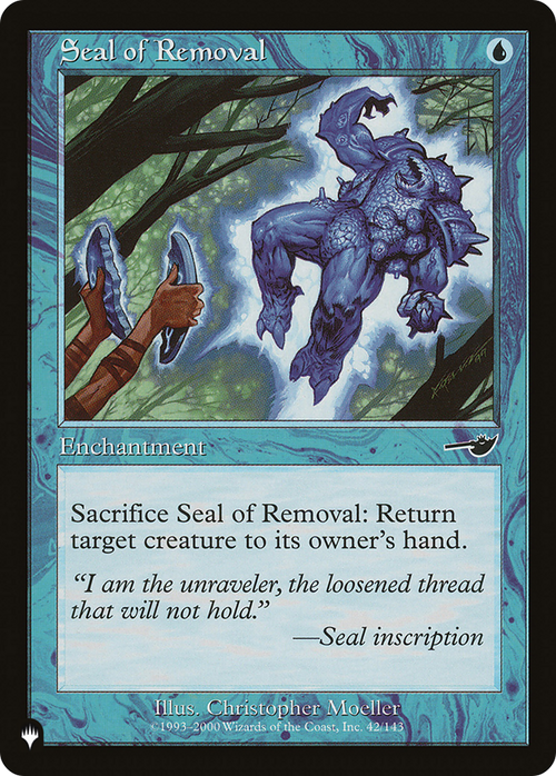 Seal of Removal (LIST-NEM-42) - The List