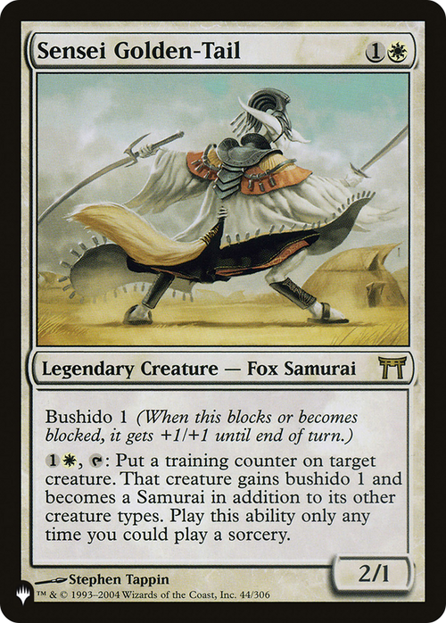 Sensei Golden-Tail (LIST-CHK-44) - The List