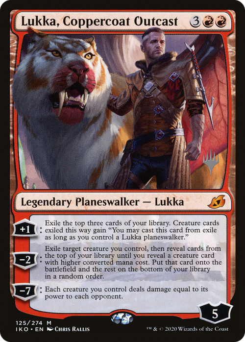 Lukka, Coppercoat Outcast (PPIKO-125P) - Ikoria: Lair of Behemoths Promos