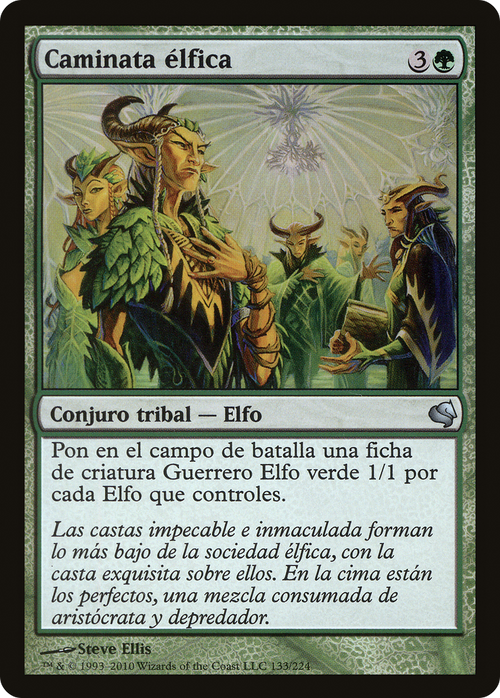Elvish Promenade (Spanish) - "Caminata elfica" (PS11-133) - Salvat 2011