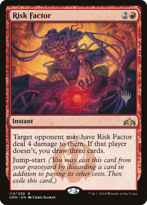 Risk Factor (PPM20-113P) - Guilds of Ravnica Promos Foil