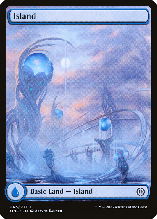 Island (263) - Full Art (ONE-263) - Phyrexia: All Will Be One